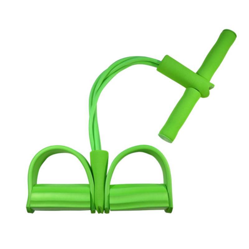 Foot Pedal Sit-Up Assist: Strong Four & Six-Tube Resistance Bands