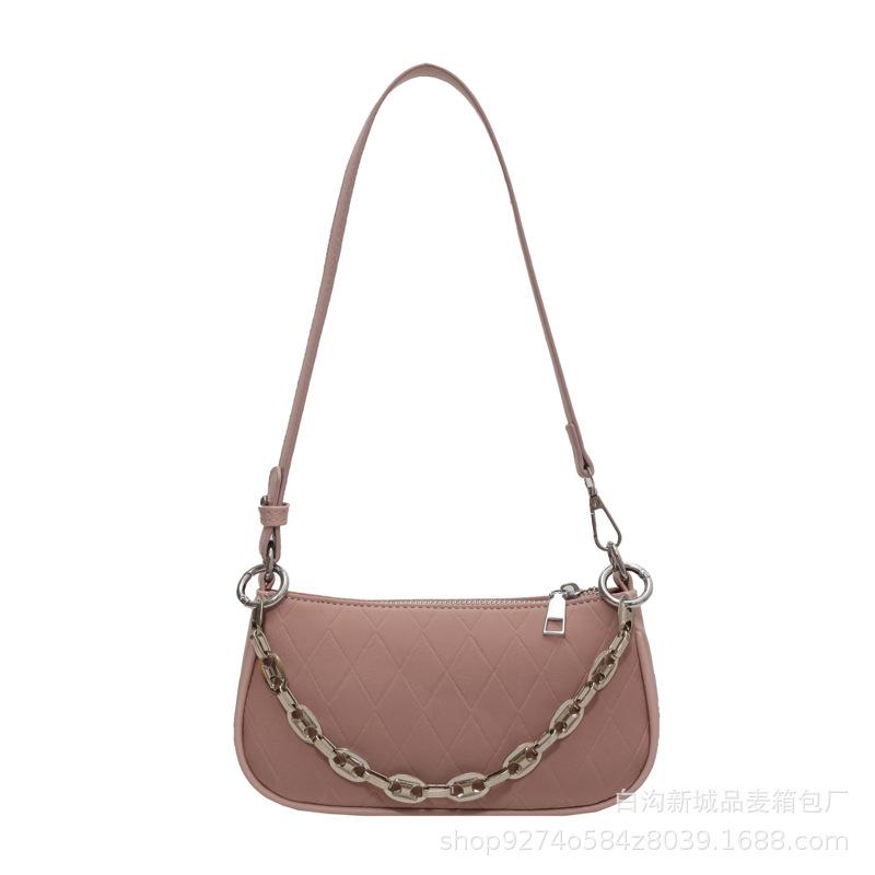 Summer Fashion Small Bag Women's New 2025 Foreign Style Chain Bag Popular Messenger Bag Shoulder Bag Small Square Bag
