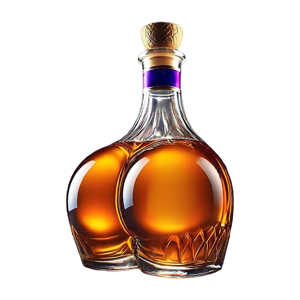 Creative Whiskey Bottle Decanter Realistic Novelty Glass Jug Liquor Bottle Whiskey Wine Brandy Scotchs Bourbon Vodka Decanter