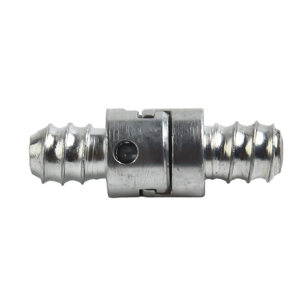 Brand New Spring Connector Galvanized Hot Sale Silver 16mm Carbon Steel Convenient For Electric Drill Pipe Dredge