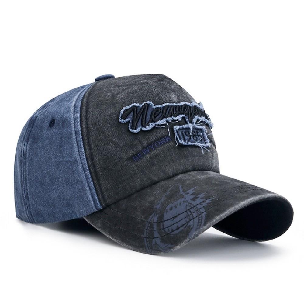 

Distressed New York 1985 Baseball Cap Washed Cotton Dad Hat Outdoor Sun Hat For Man Women Unisex чёрный