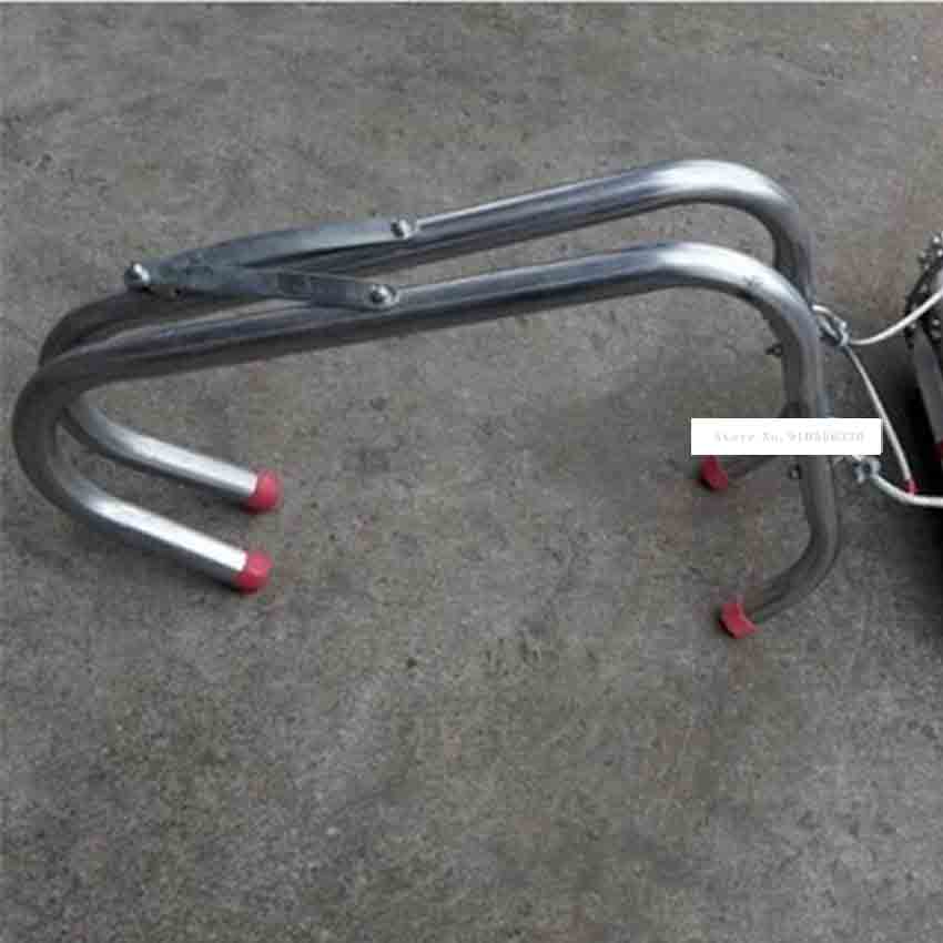 New 10m Folding Soft Ladder Fire Rescue Equipment Escape Ladder Life-saving Ladder Aluminum Alloy Wire Rope Ladder for