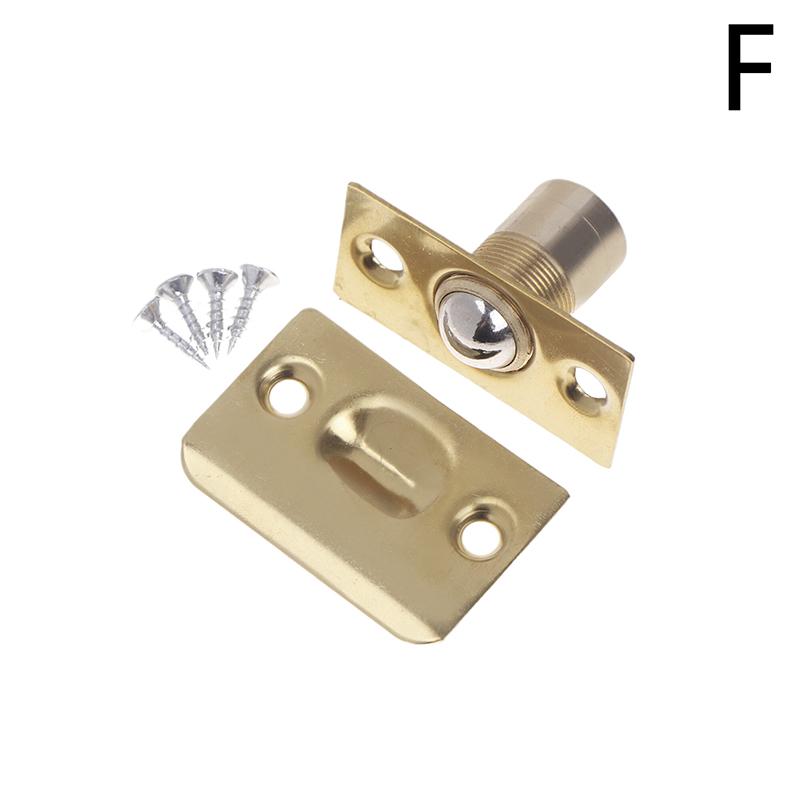 Türoberteilperle aus Edelstahl, Feder aus reinem Kupfer, unsichtbare Türperlen, Schloss, Schrank, Kugelverschluss, Riegel für Türverbesserungsbeschläge