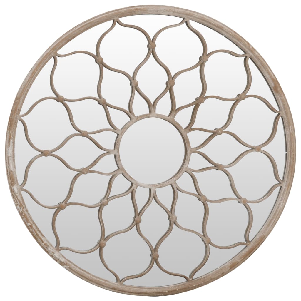 Sand Mirror 60x3 Cm Round Iron Indoor Mirror