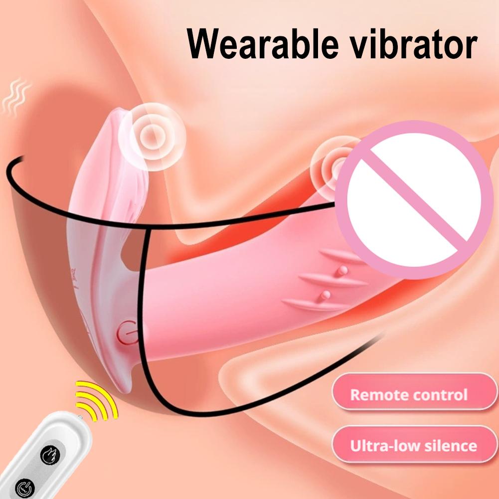 Wearable Wireless Remote Control Vibrator for Women G Spot Stimulation Rechargeable Waterproof Adult Sex Toys