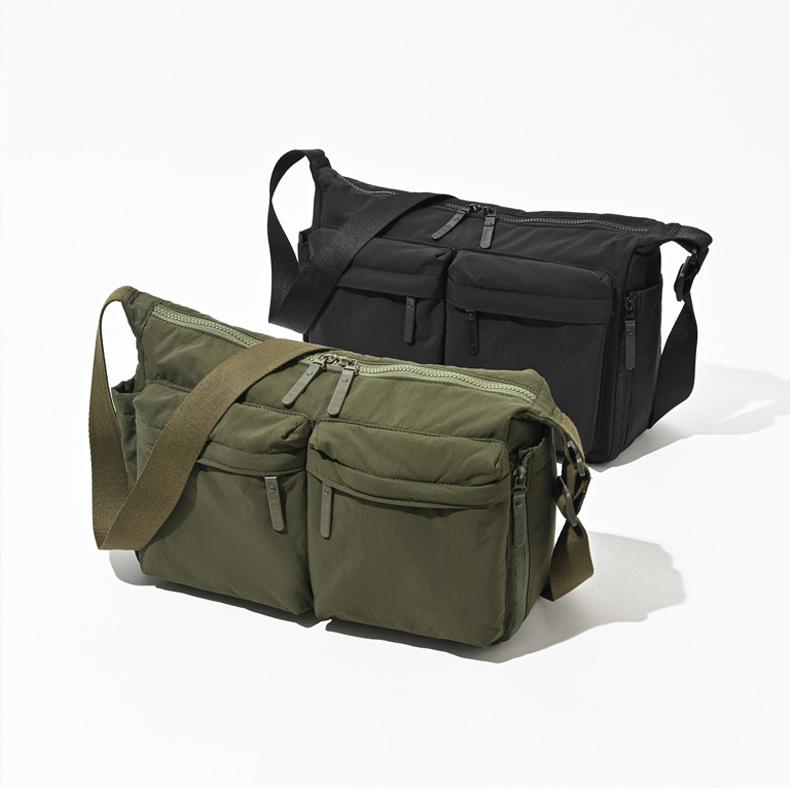 Víceúčelové pánské nylonové crossbody tašky Velkokapacitní dámská taška na notebook Vodotěsná cestovní taška přes rameno Tote Přenosné kabelky