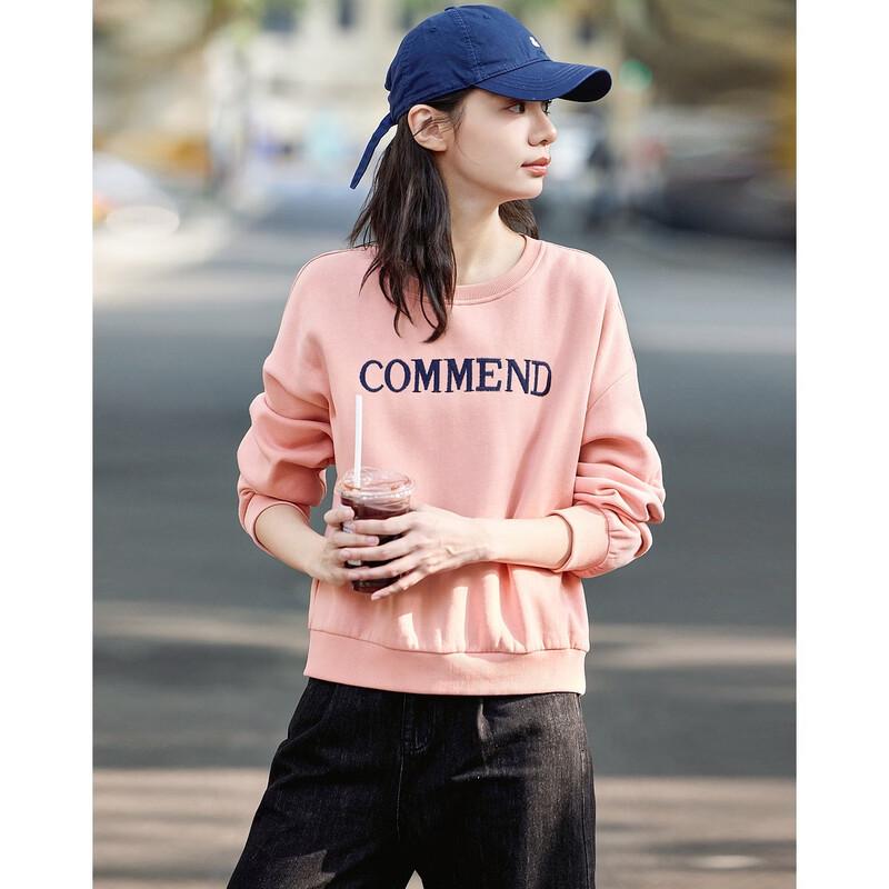 Demana Women's Breathable Cotton Embroidered Sweatshirt