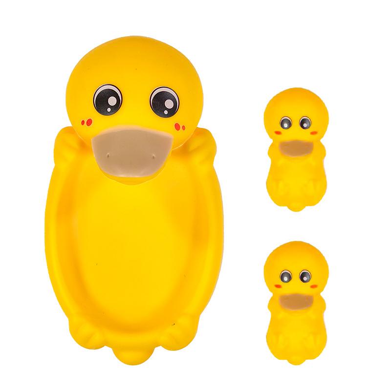 Non-Toxic 4 Pcs Baby Bathroom Floating Animal Sea Lion Hippopotamus Water Children Summer Swimming Pool Bath Toys For Gifts