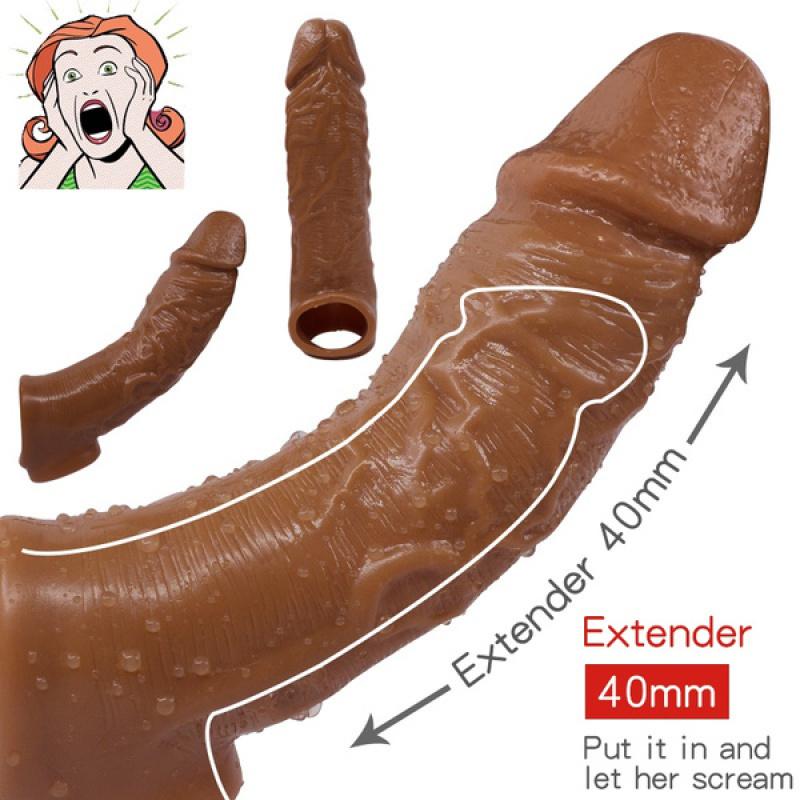 Men's Condom Lengthened and Thick Condom Contraceptive Couple Sex Toys
