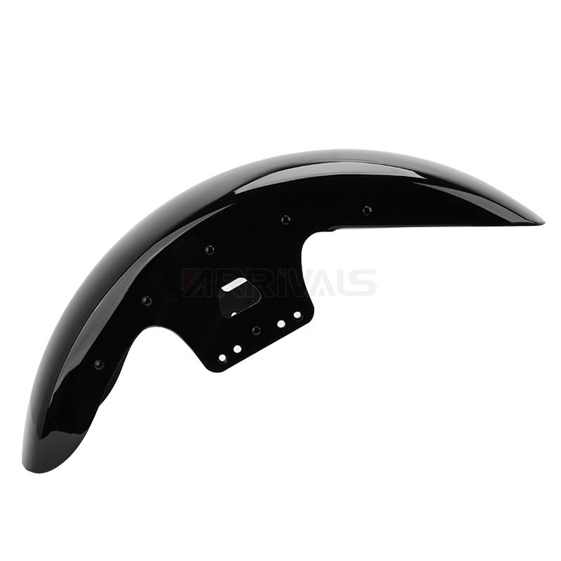 Motorcycle Steel Front Fender Mudguard Cover Protector Splash Gloss Black For Harley Touring Road King Street Glide 2014-2023