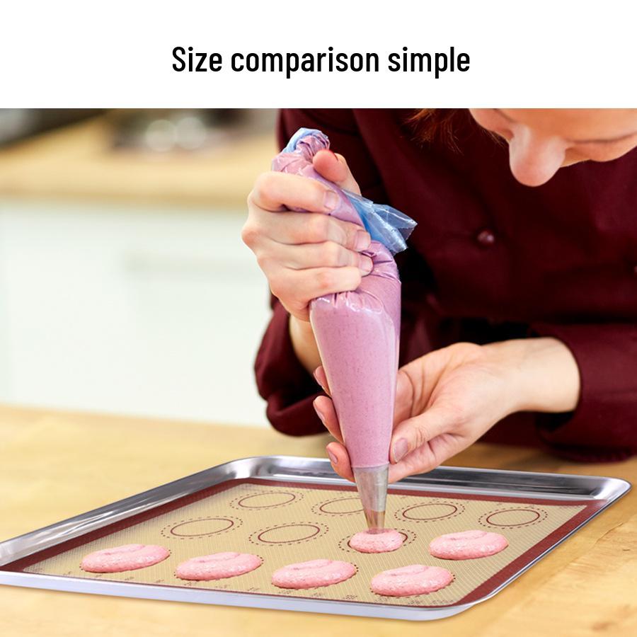 Silicone Fiberglass Kneading & Baking Mat for Cookies & Macarons