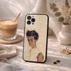 E-Egon S-Schiele Phone Case For iPhone17 16 15 14 13 12 11 Pro Max Plus,5G Soft Black Case