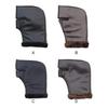 Winter Thick Motorcycle Hand Warmer Waterproof And Windproof For Protection Scooter Bike Cycling Gloves Leather, Brown S