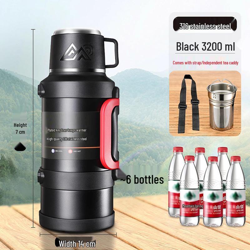 Thermos 316 Stainless Steel Travel Kettle with Large Capacity