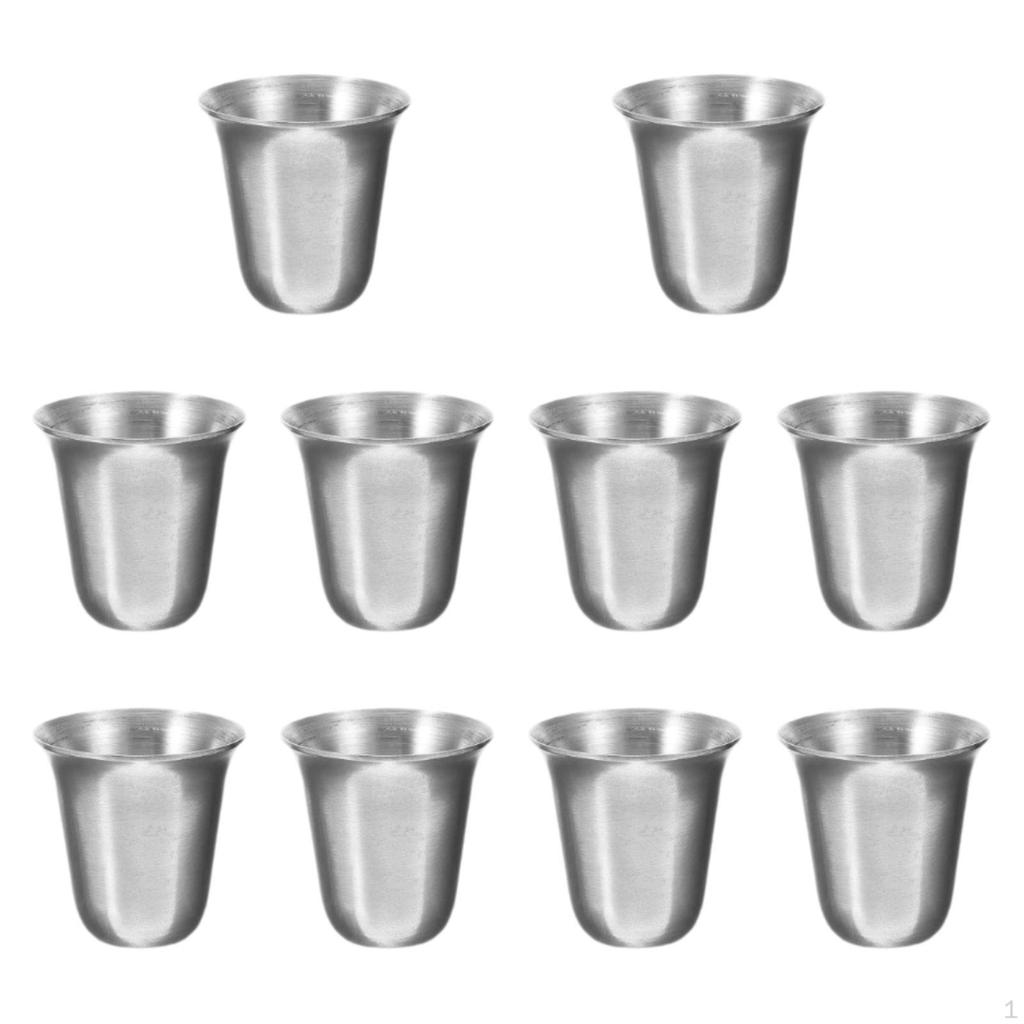 10x Holy Grail Cups Drink Cup Centerpiece Stainless Steel Ceremony Ritual for Western