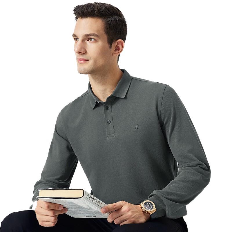 Shanshan Men s Long-Sleeve Polo Shirt F6134P2S4087 3XL