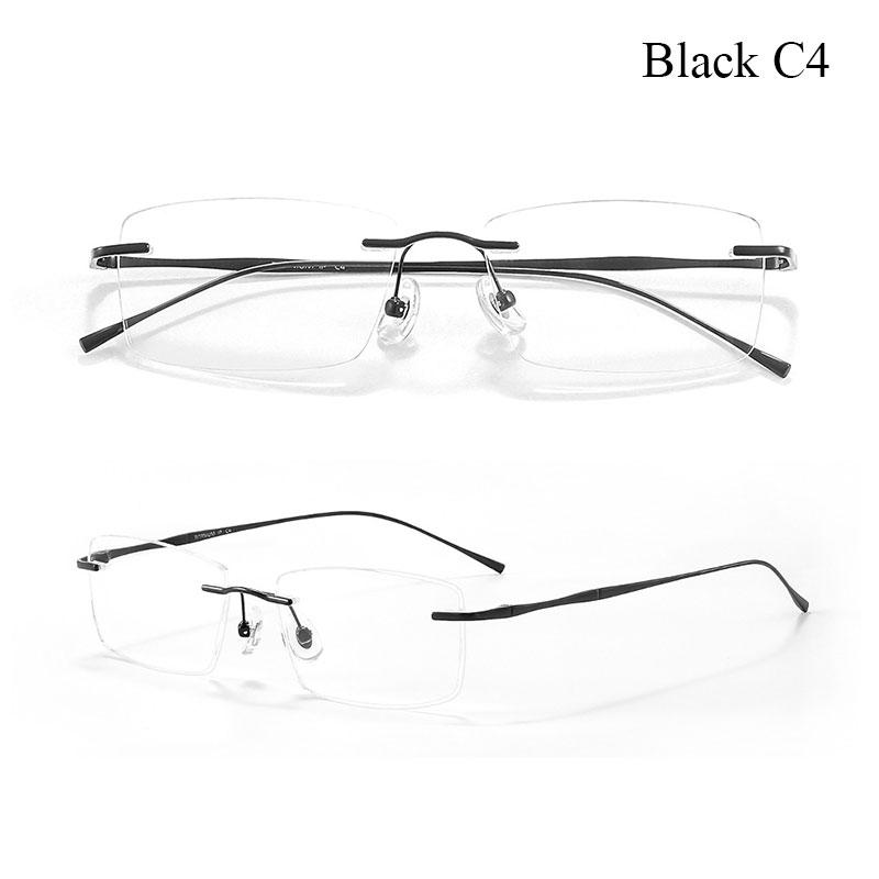 

Супертонкие очки без оправы с защитой от синего излучения +6.00 +6.00