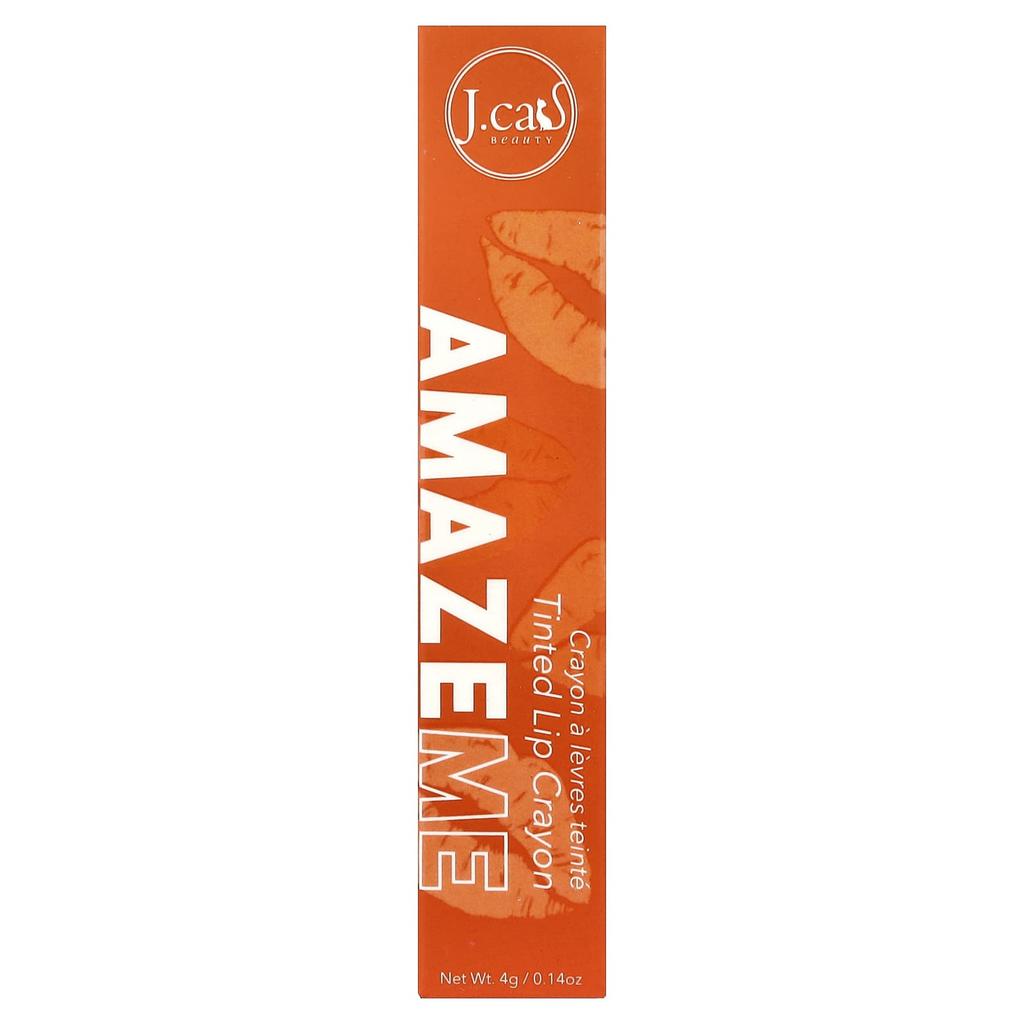 J.Cat Beauty Amazed Me, Tinted Lip Crayon, AMC108 Hey, Babe!, 4g (0.14oz)
