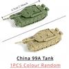 1/144 5cm Classic Tank Model WWII Soviet BM21 Italian B1 Destroyer US M35 Truck Finished Tiger Leopard Sand Table Plastic Toys