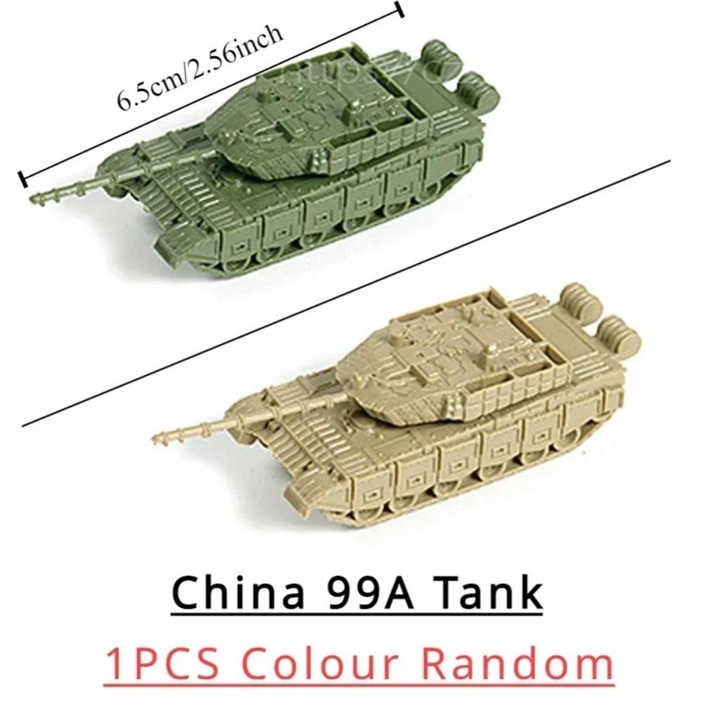 1/144 5cm Classic Tank Model WWII Soviet BM21 Italian B1 Destroyer US M35 Truck Finished Tiger Leopard Sand Table Plastic Toys