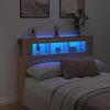 VidaXL LED Headboard, Bed Frame Headboard, Double Bed Accessory, Home Interior Bedroom Furniture, 837346
