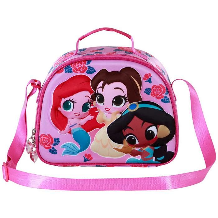 Sac Repas 3D - Disney Princesses Disney Flowers - Rose - Taille Unique