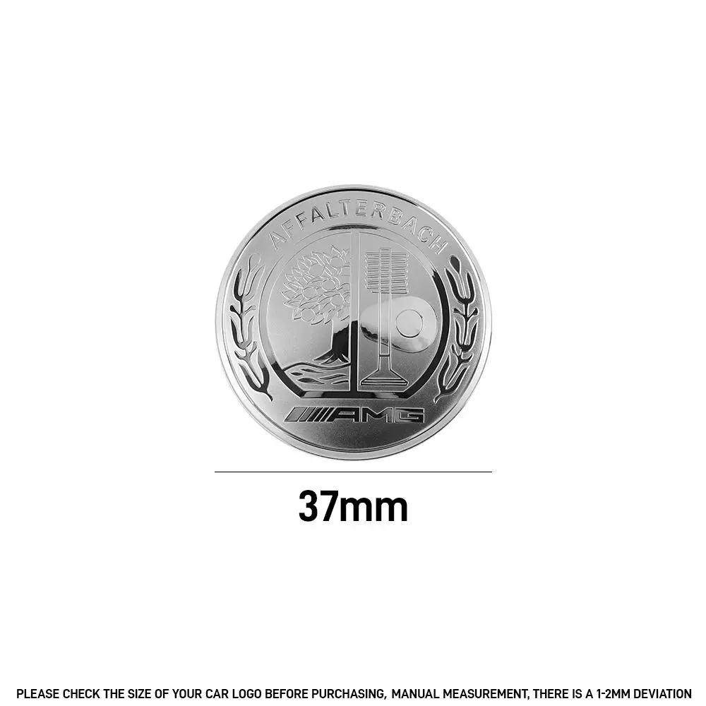 ETU4 For Benz AMG Car Steering Wheel Center Emblem Sticker Badge Decoration Cover for Mercedes Benz W204 W205 W211 Amg W212 W213 W218