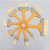 5PCS Plastic Handle Paint Brushes 1/2/3/4/5 Inch for Wall and Furniture Paint Tool Set Painting Brushes Artist Paint Brushes
