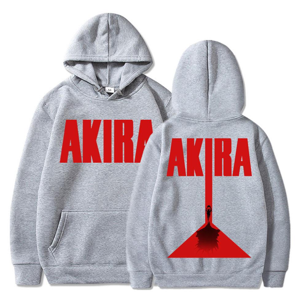 Japanese Anime Akira Harajuku Hoodie Science Fiction Movie Shotaro Kaneda Hooded Sweatshirt Oversized Long Sleeve