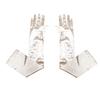 1 Pair Smooth Satin Long Gloves Silky Material Fancy Dress Gloves Wedding Dress Photography Accessories