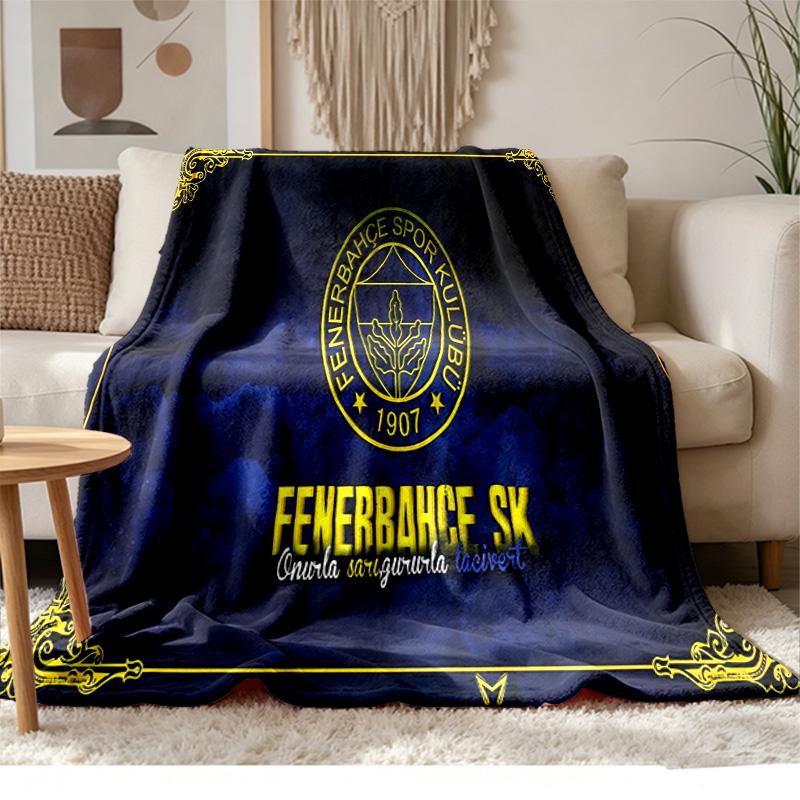 Fenerbahçe SK Soft and Comfortable Flannel Suitable for Sofas Living Rooms Outdoor Camping Travel and Also Makes a Great Anniversary Gif