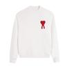 Cotton Couple Matching Set Oversized Hoodie With Heart Print Loose Fit Jogger Pants Men Women