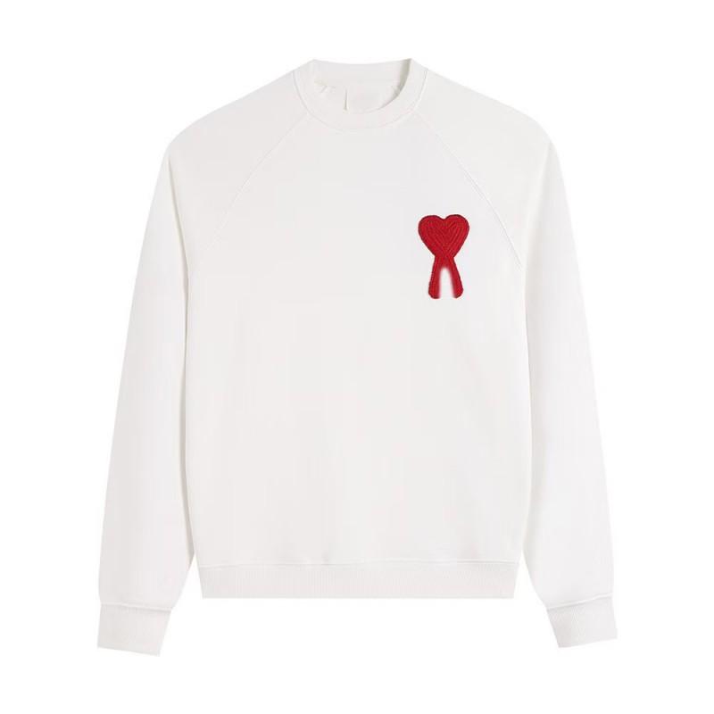 Cotton Couple Matching Set Oversized Hoodie With Heart Print Loose Fit Jogger Pants Men Women