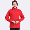 Spring Autumn Plus Sizes Women's Mid-length Loose Padded Jacket Casual Warm Hooded Zip Paragraph High Collar Collarless Tops