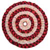 Classic Checked Burlap Christmas Tree Skirt 116cm Cheerful Cartoon Decoration Trees For