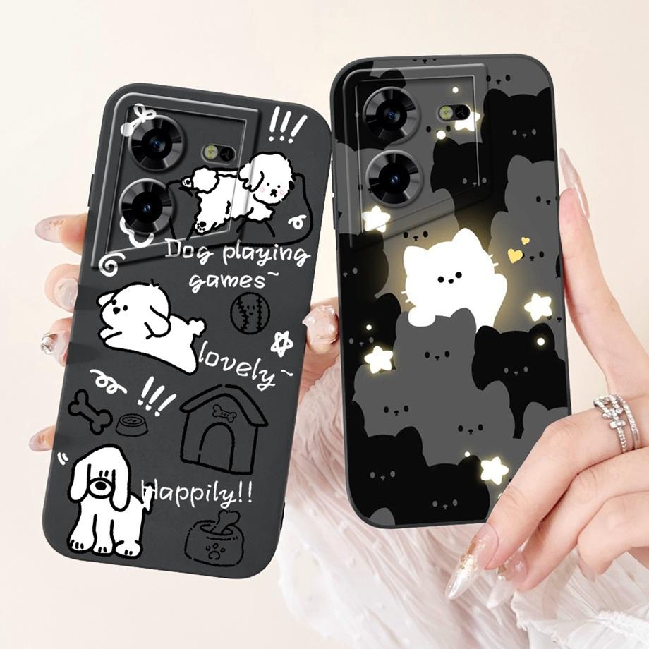 For Tecno Pova 5 4G LH7n Phone Case Back Cover Luxury Matte Soft Liquid Silicone Fundas For Tecno Pova 5 Pro 5G LH8n Bumper Capa