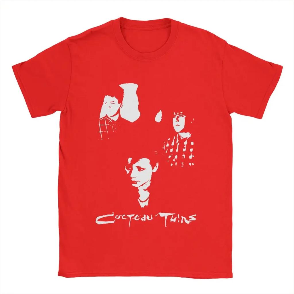 Women Unisex Cocteau Twins T Shirts Pure Cotton Tops Fun Short Sleeve Round Collar Tee Shirt Plus Size TShirts