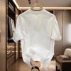 American Trendy Brand High-End Pure Cotton Men'S Printed Short-Sleeved T-Shirt Trendy Casual Round Neck T-Shirt Men'S