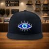 Evil Eye Protection Baseball Cap Polyester Snapback Hat Unisex Street Fashion Casual Accessory