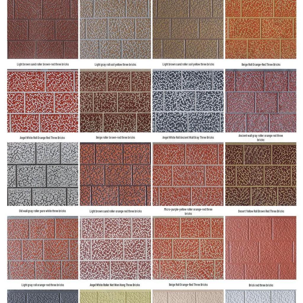 Polyurethane Sandwich Panel for Insulated and Decorative Walls