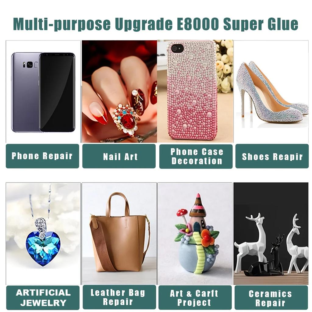 B7000/T7000 Universal Glue for Mobile Phones (15/110g) Epoxy Resin Glue (Suitable for Metal, Plastic, Glass Screen Repair and Splicing) Waterproof 