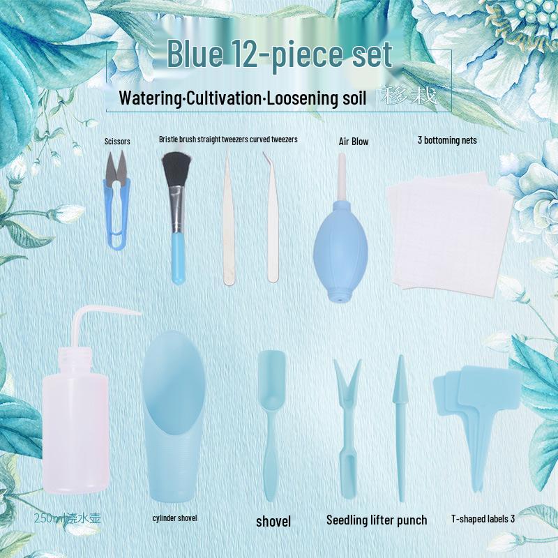 Succulent Planting Tool Set: Gardening Supplies & Bonsai Tools with Watering Can