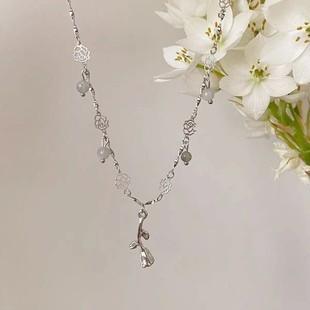 Tide Thin Chain Pendant, High-End Sense Collarbone Chain, Femininity, Versatile Fashion, Niche Design Necklace