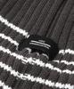 Eondeokeonteulol Winter Striped Beanie Beanie / Pin Stripe / Charcoal