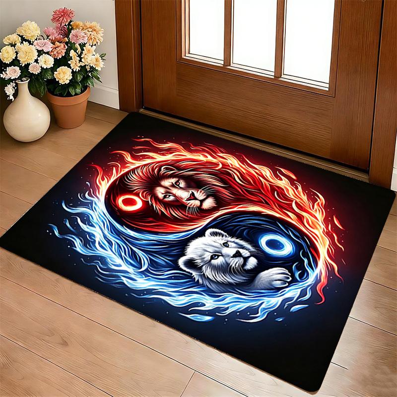 Lion Balance Living Room Nonslip Area Rug Soft Carpet For Bedroom Game Playroom Sofa Office Home Decor Doormat Christmas Gift C9302775