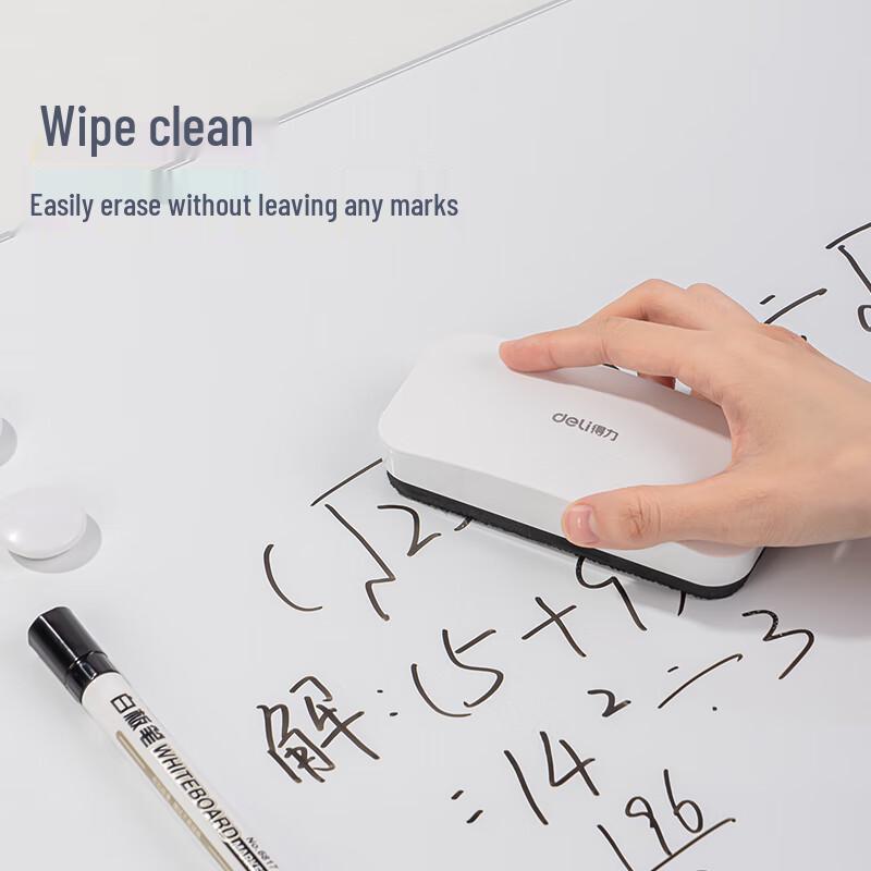 Deli Magnetic Whiteboard Eraser Set