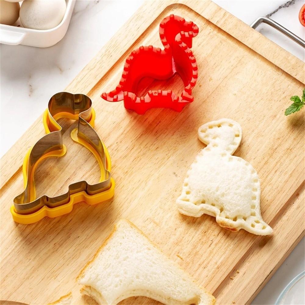 Stainless Steel Sandwich Cutting Mold Multi-purpose with Hand Guard Toast Fruit Chopper Mould Baking Tools Portable