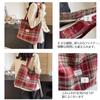 Da&s Women's Plaid Tote Bag, Large Capacity, A4 Size, Zippered, Lightweight, Stylish, Simple, Casual, Large, Popular for Shopping, Commuting, School,