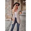 Women's Versatile Long Sleeve Cardigan Solid Color Pocket Spring Fall Clothing