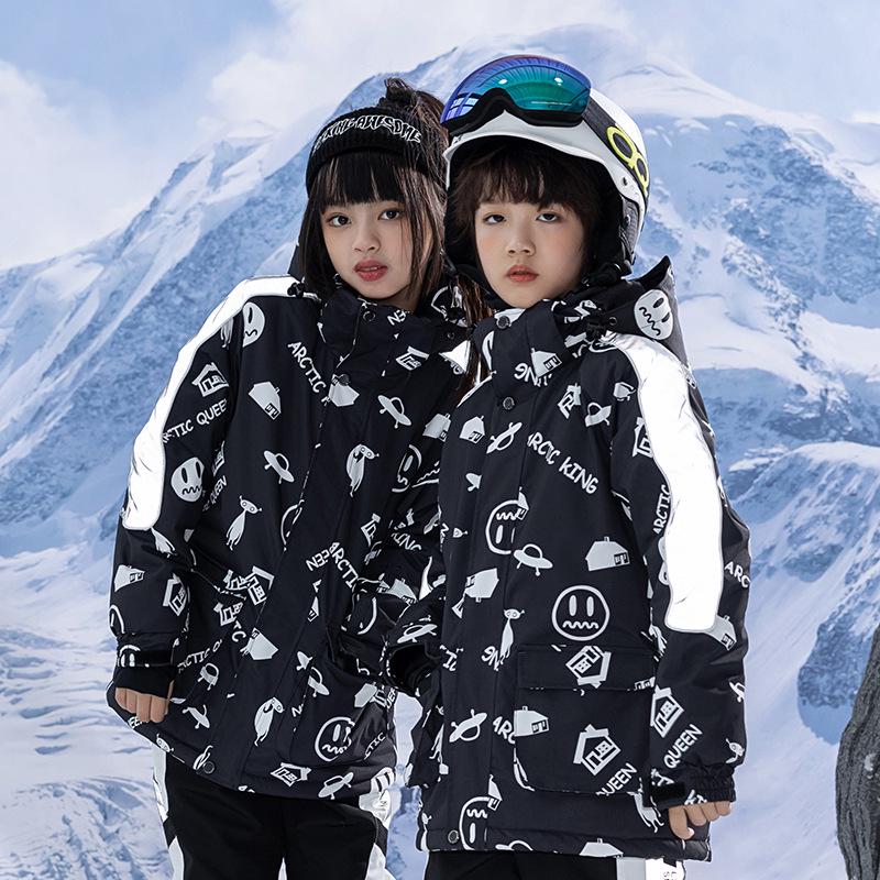 Kids' Waterproof Winter Ski Suit - Windproof, Warm, Thickened Snowboard Clothing